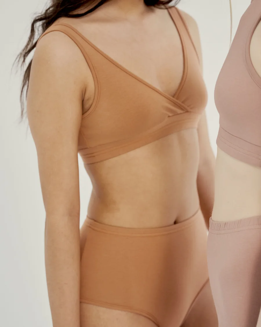 Soft Rib Triangle Bralette